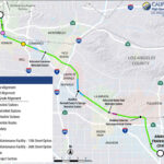 Map of Shared Passenger Track Alternatives A and B